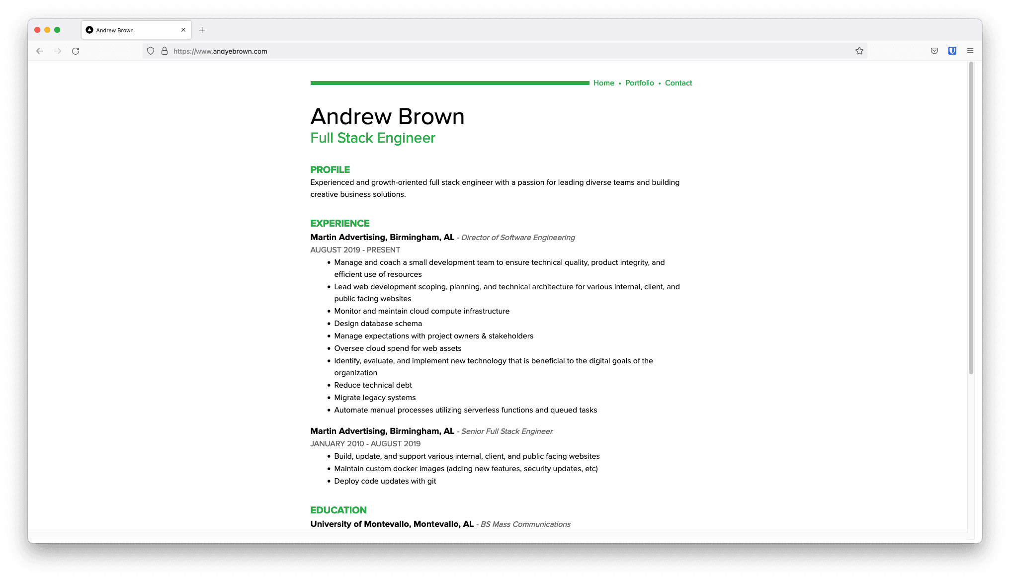 Andrew Brown